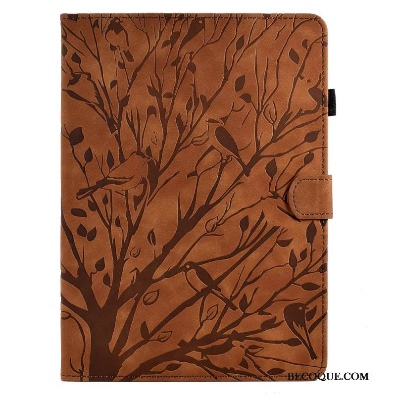 Kotelot Samsung Galaxy Tab S11 Mokkanahkainen Oksakuvio