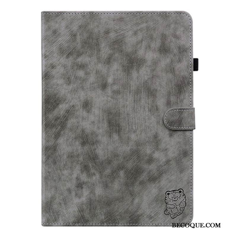 Kotelot Samsung Galaxy Tab S11 Vintage-mokkanahkaefekti