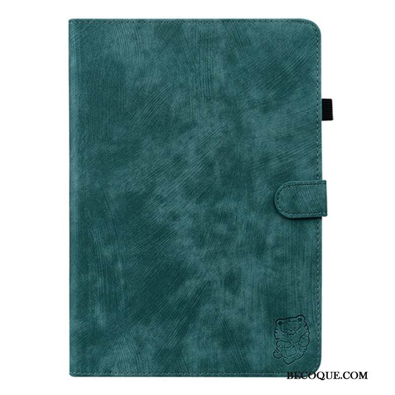 Kotelot Samsung Galaxy Tab S11 Vintage-mokkanahkaefekti