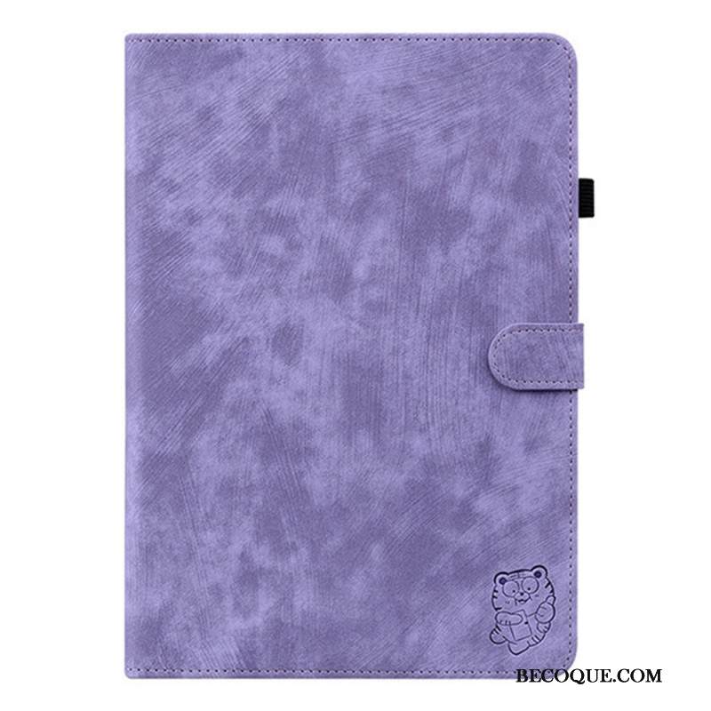 Kotelot Samsung Galaxy Tab S11 Vintage-mokkanahkaefekti