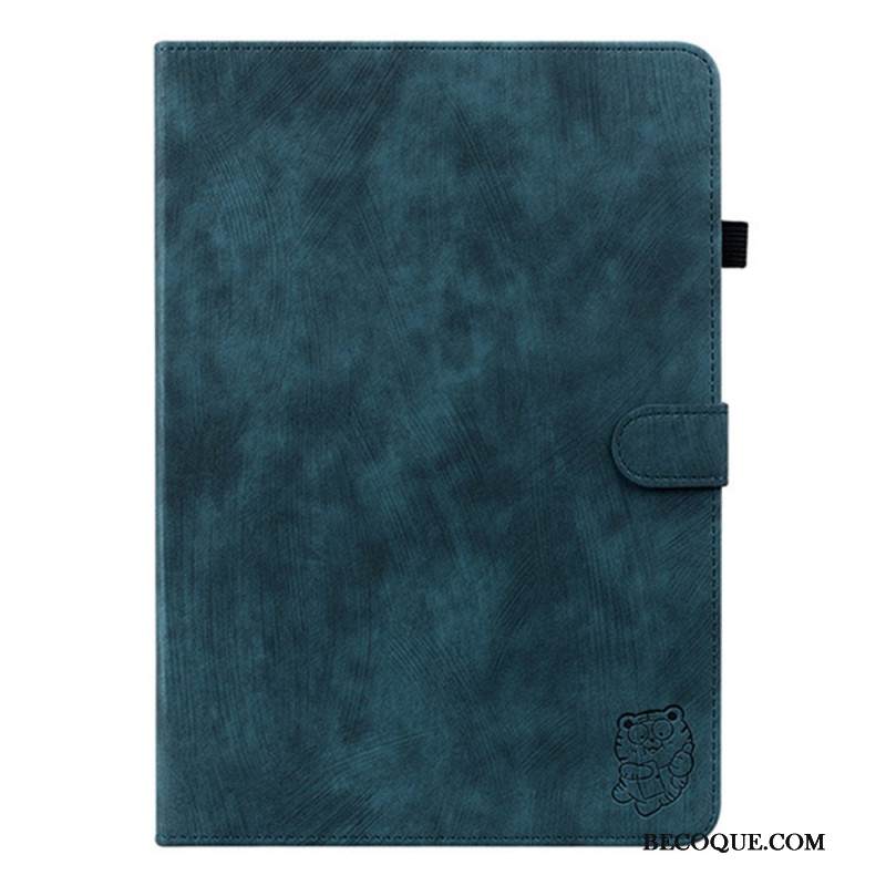 Kotelot Samsung Galaxy Tab S11 Vintage-mokkanahkaefekti