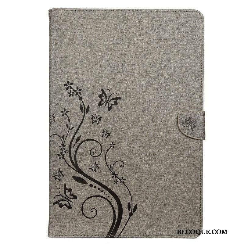 Kotelot Samsung Galaxy Tab S8 Plus / Tab S7 Plus Kukkaperhoset