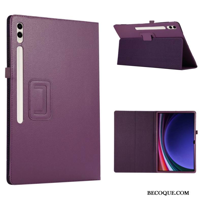 Kotelot Samsung Galaxy Tab S9 Ultra Litsi-nahkatyyli Suojakuori