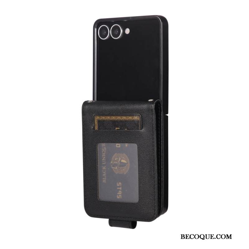 Kotelot Samsung Galaxy Z Flip 7 Keinonahkainen Korttikotelo Suojakuori