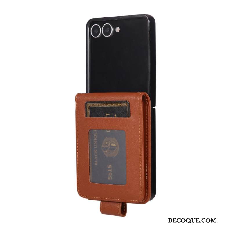 Kotelot Samsung Galaxy Z Flip 7 Keinonahkainen Korttikotelo Suojakuori