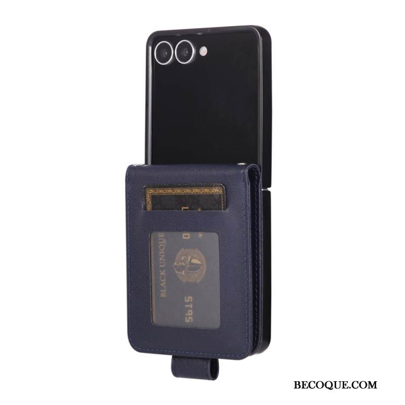 Kotelot Samsung Galaxy Z Flip 7 Keinonahkainen Korttikotelo Suojakuori