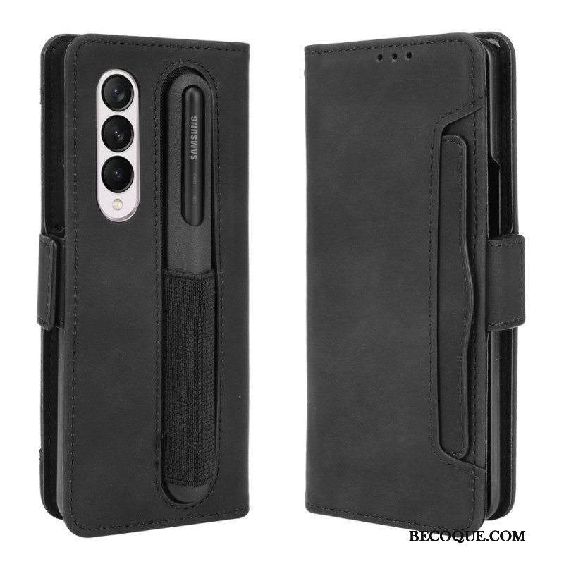 Kotelot Samsung Galaxy Z Fold 3 5G Ensimmäisen Luokan Kynän Pidike