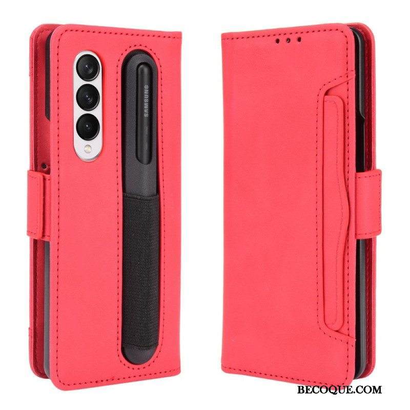 Kotelot Samsung Galaxy Z Fold 3 5G Ensimmäisen Luokan Kynän Pidike