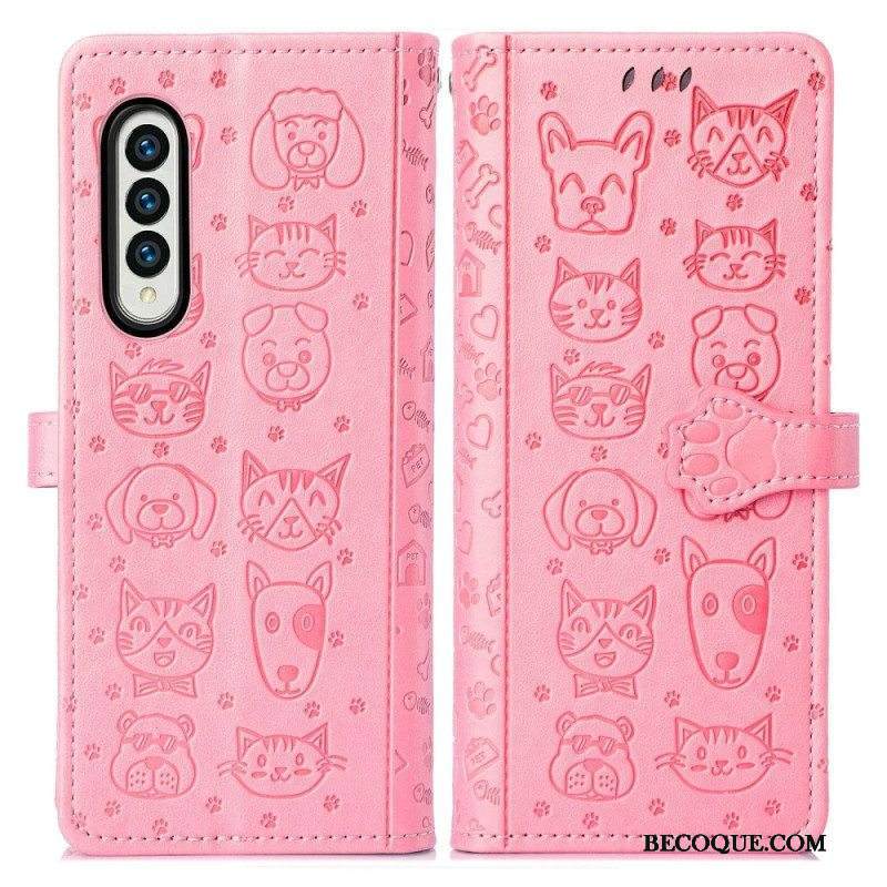 Kotelot Samsung Galaxy Z Fold 4 Kuten Koira Ja Kissa