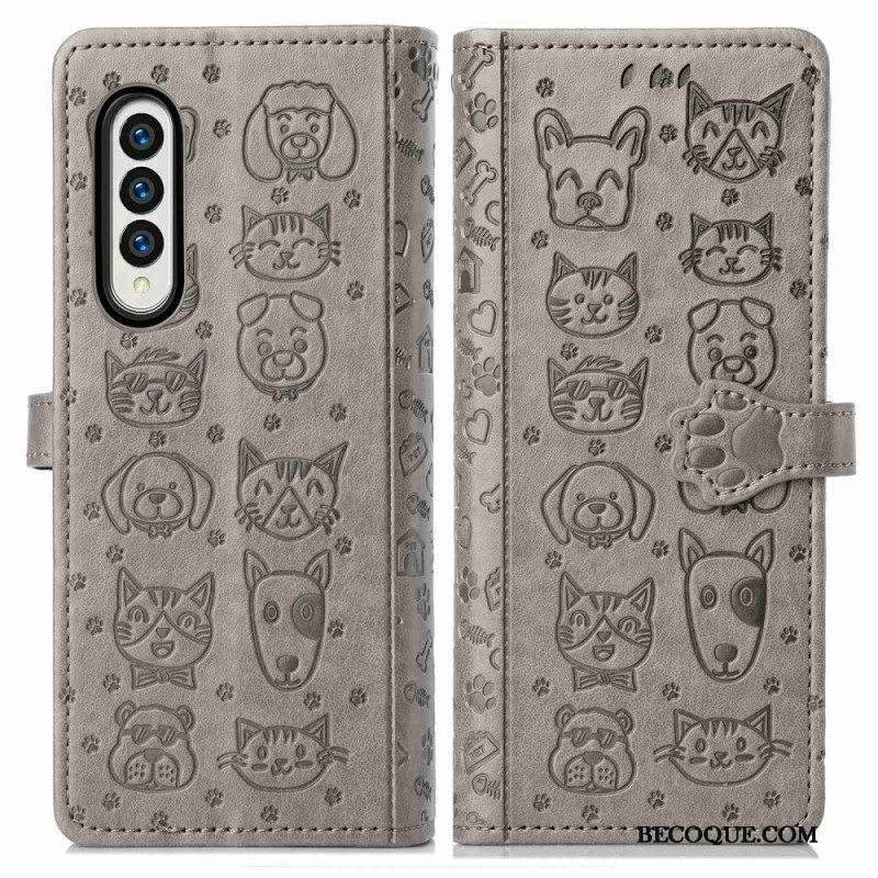 Kotelot Samsung Galaxy Z Fold 4 Kuten Koira Ja Kissa