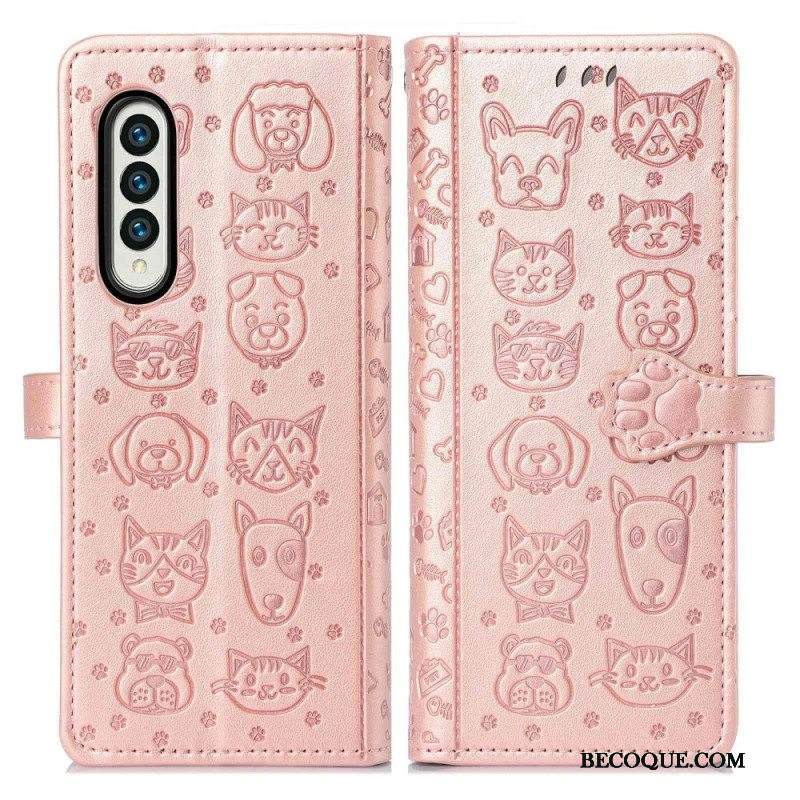 Kotelot Samsung Galaxy Z Fold 4 Kuten Koira Ja Kissa