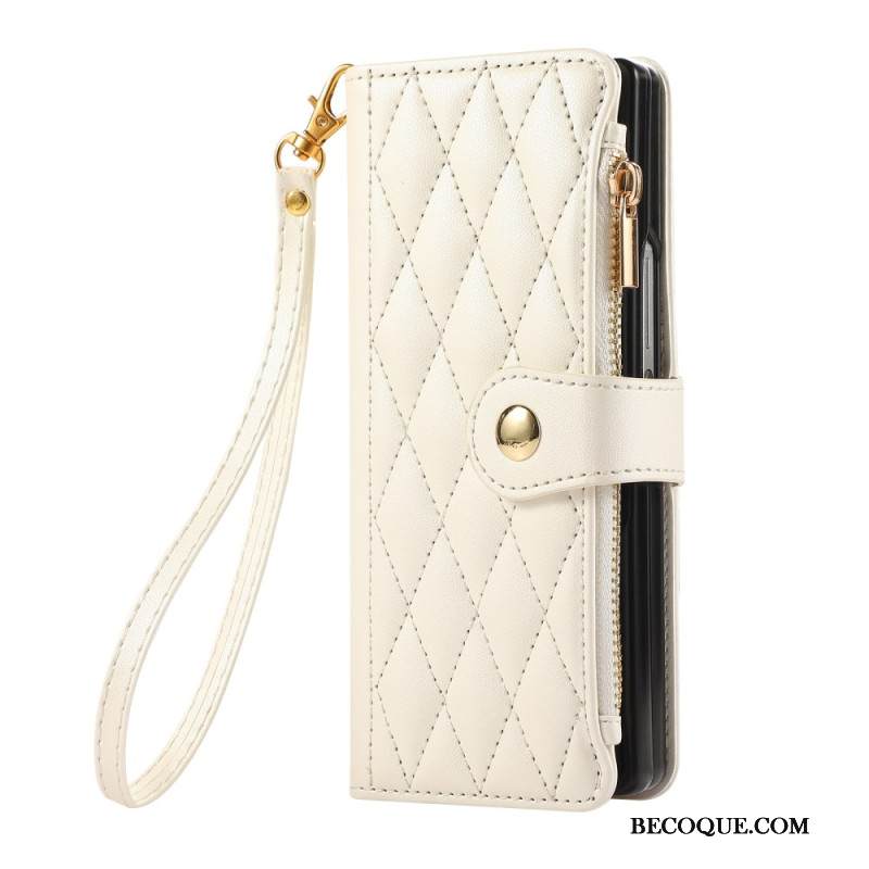 Kotelot Samsung Galaxy Z Fold 7 Tikattu Hihnalla Suojakuori