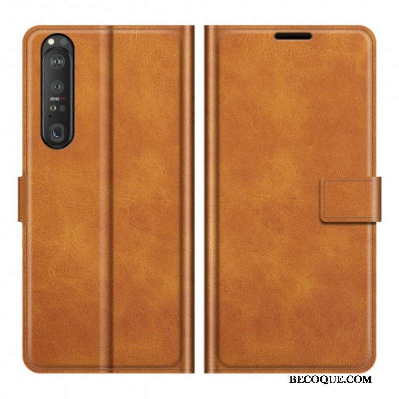 Kotelot Sony Xperia 1 III Ohut Extreme Leather -efekti