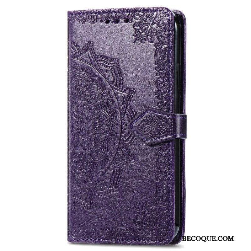 Kotelot Sony Xperia 1 IV Mandala-aurinko Kaulanauhalla