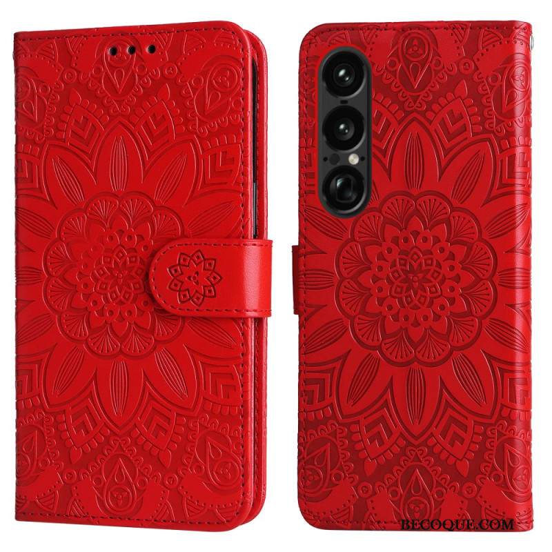 Kotelot Sony Xperia 1 Vii Auringonkukkakuvio