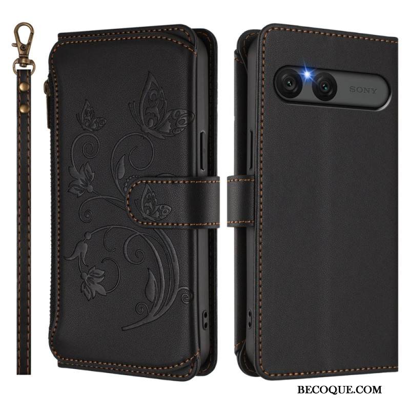 Kotelot Sony Xperia 10 Vii Puhelinkuoret Kukallinen Rfid-lompakko