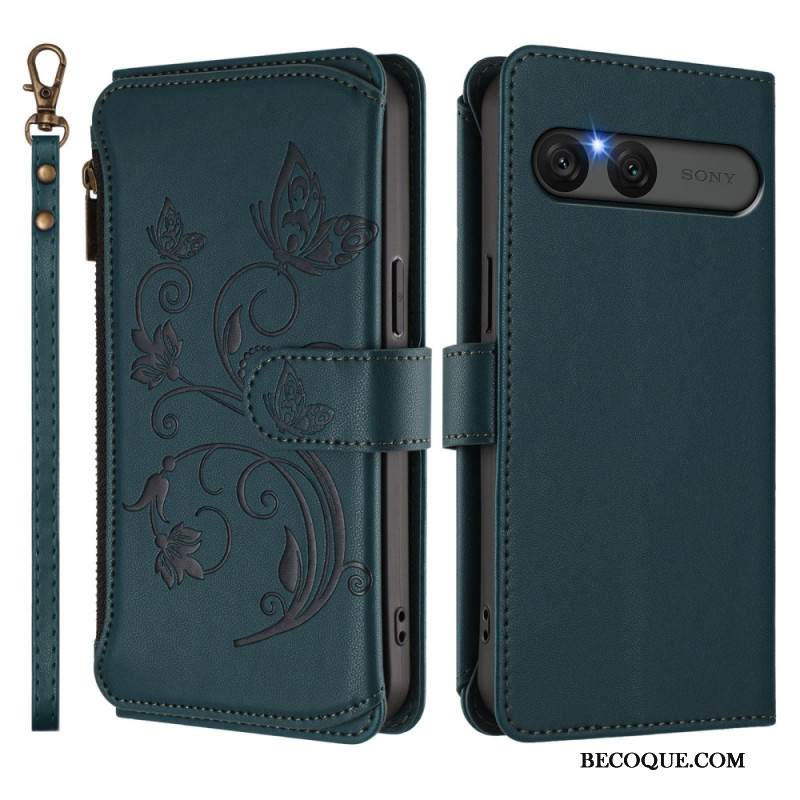 Kotelot Sony Xperia 10 Vii Puhelinkuoret Kukallinen Rfid-lompakko