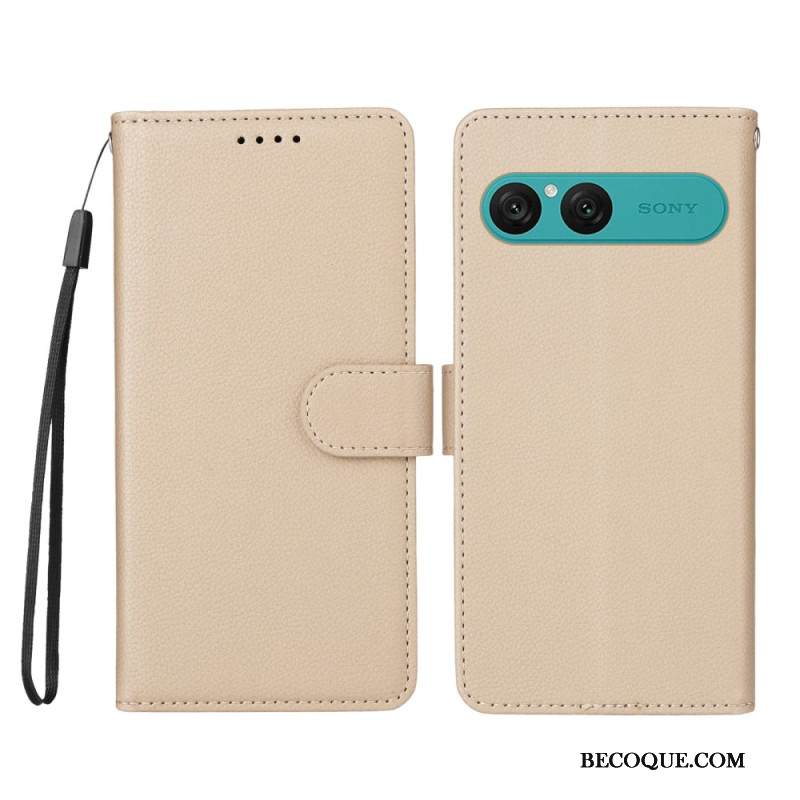 Kotelot Sony Xperia 10 Vii Puhelinkuoret Nahkakuvio Ja Rfid-esto