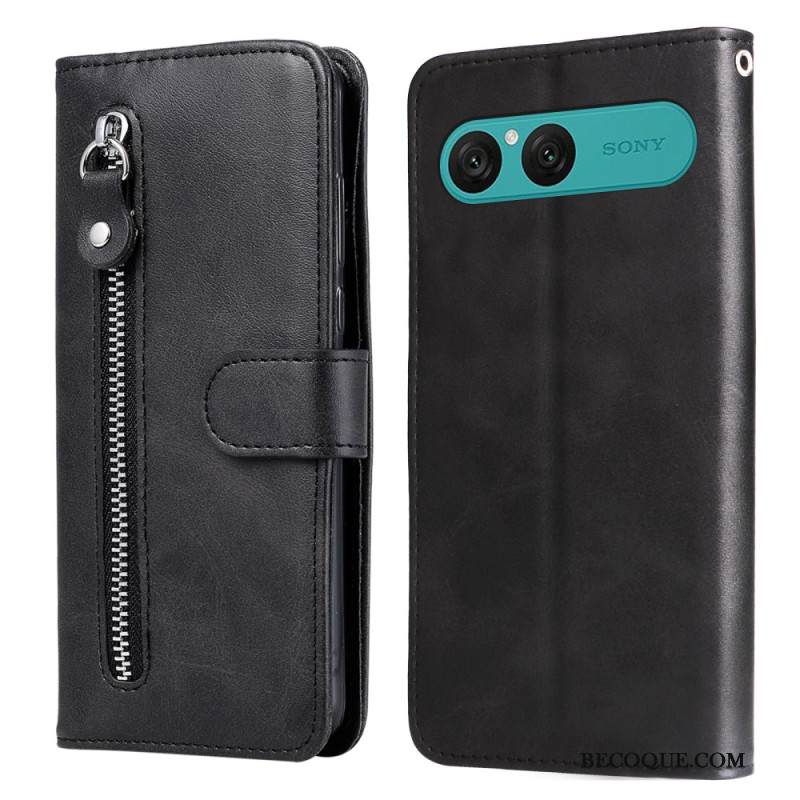 Kotelot Sony Xperia 10 Vii Vetoketjullinen Tasku Suojakuori