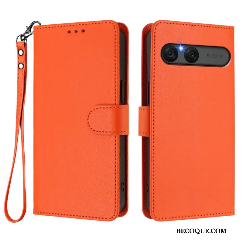 Kotelot Sony Xperia 10 Vii Yksivärinen Keinonahka Suojakuori