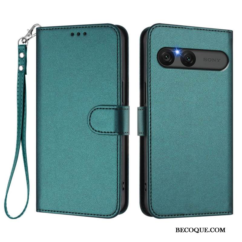 Kotelot Sony Xperia 10 Vii Yksivärinen Keinonahka Suojakuori