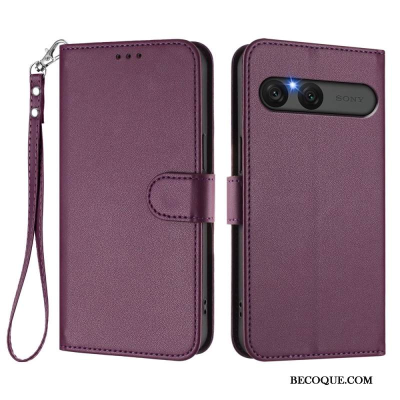 Kotelot Sony Xperia 10 Vii Yksivärinen Keinonahka Suojakuori