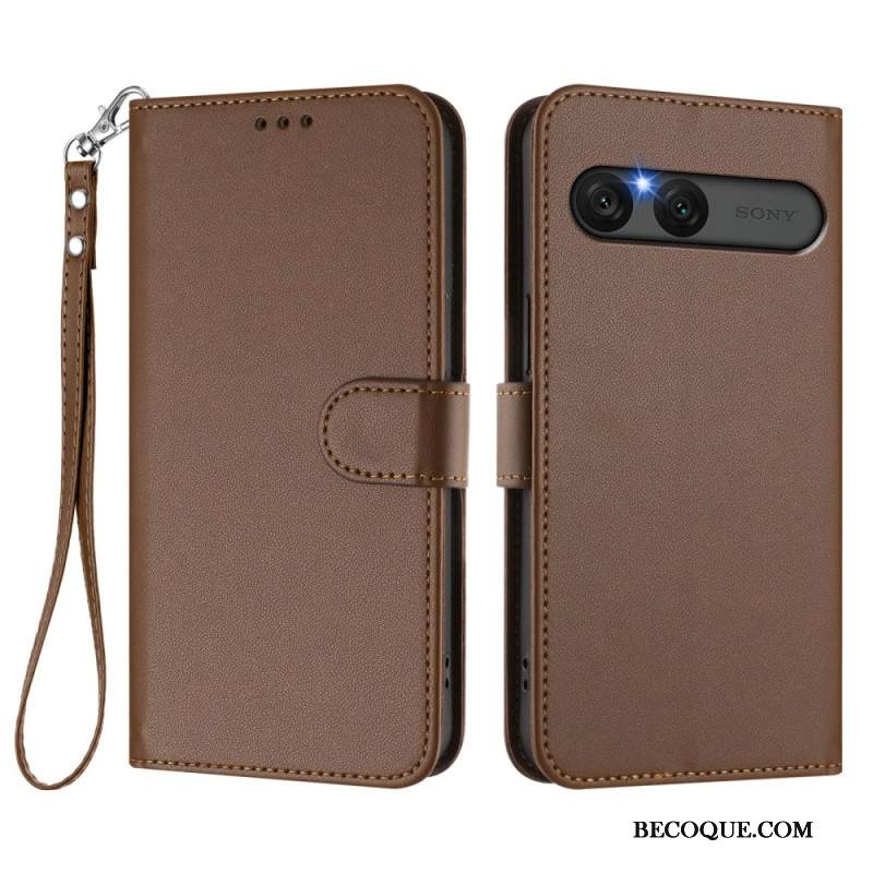 Kotelot Sony Xperia 10 Vii Yksivärinen Keinonahka Suojakuori