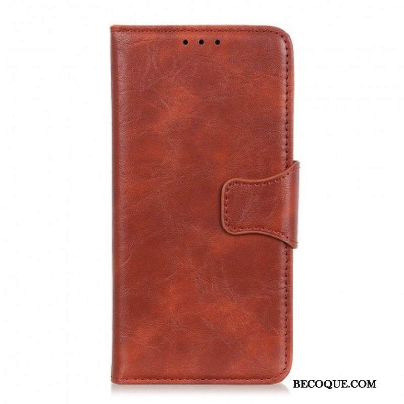 Kotelot Sony Xperia 5 III Halkaistu Nahkainen Käännettävä Lukko