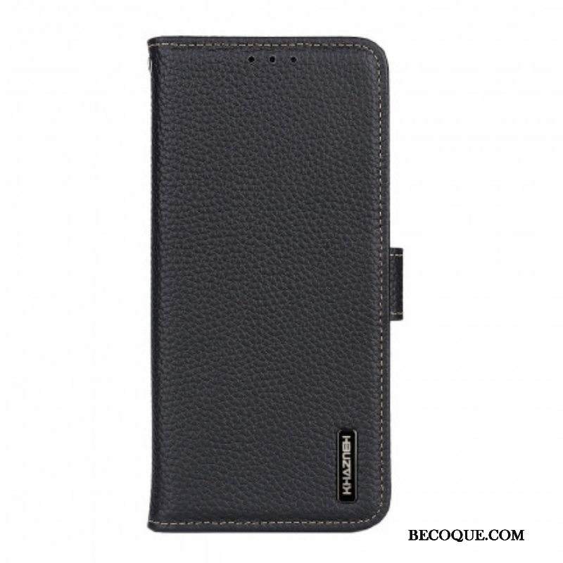 Kotelot Sony Xperia 5 III Khazneh Litsi Nahka