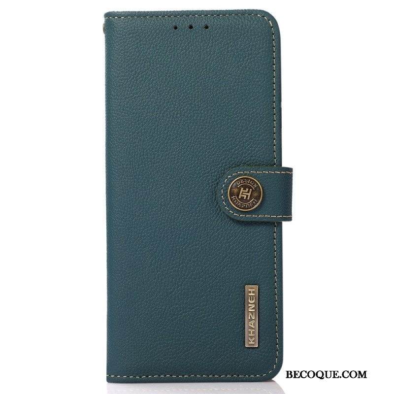 Kotelot Sony Xperia 5 IV Khazneh Rfid Aitoa Nahkaa