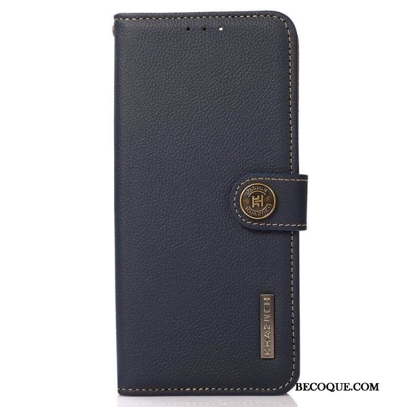 Kotelot Sony Xperia 5 IV Khazneh Rfid Aitoa Nahkaa