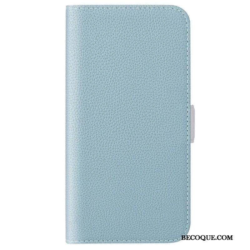 Kotelot Sony Xperia 5 IV Litsi-nahkainen Kaksoislukko