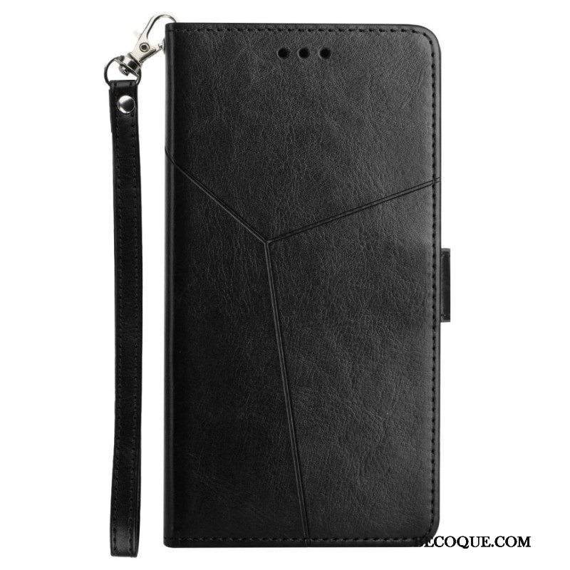 Kotelot Sony Xperia Pro-I Tyylikäs Nahkainen Geo Y -design