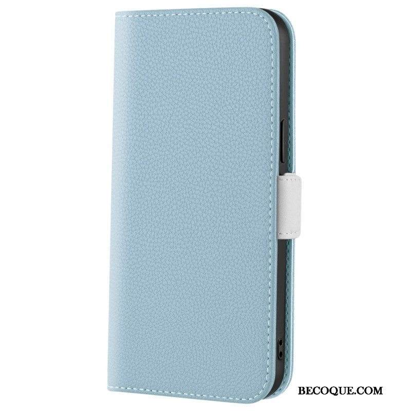 Kotelot Xiaomi 12 / 12X Litsi-nahkainen Kaksoislukko