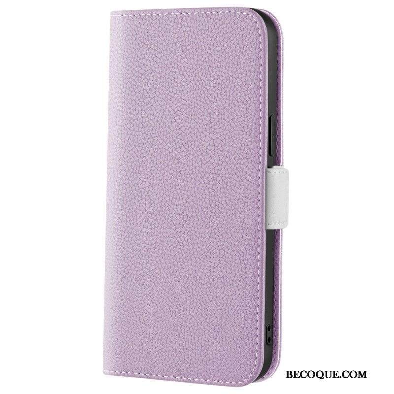 Kotelot Xiaomi 12 / 12X Litsi-nahkainen Kaksoislukko