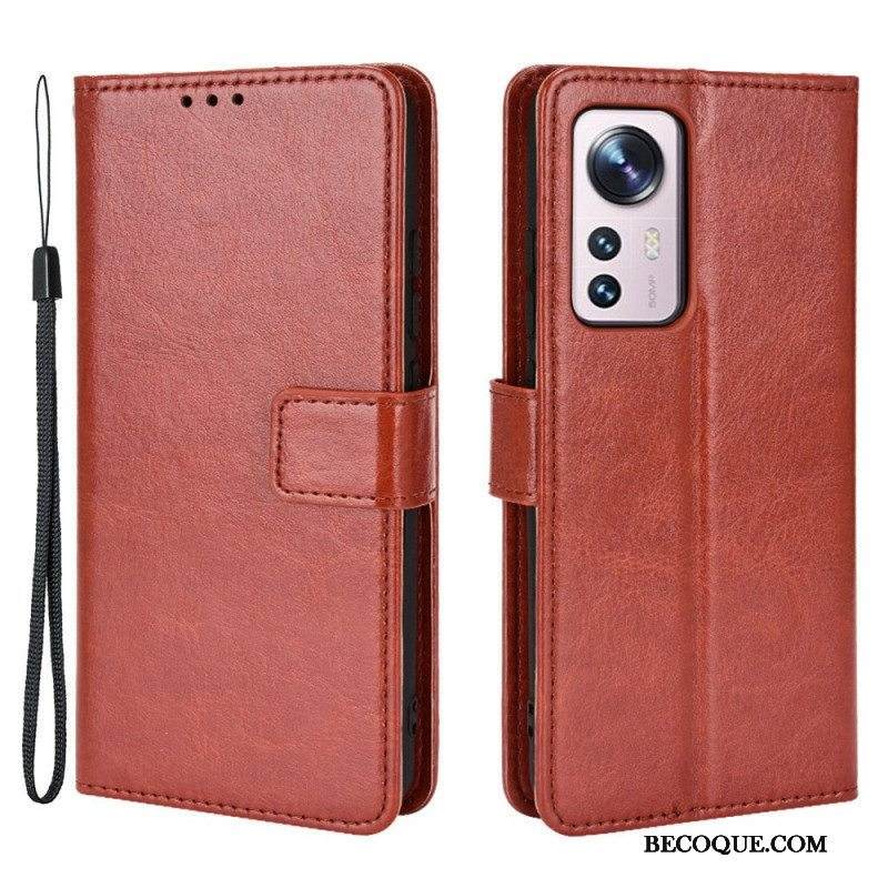 Kotelot Xiaomi 12 / 12X Näyttävä Keinonahka