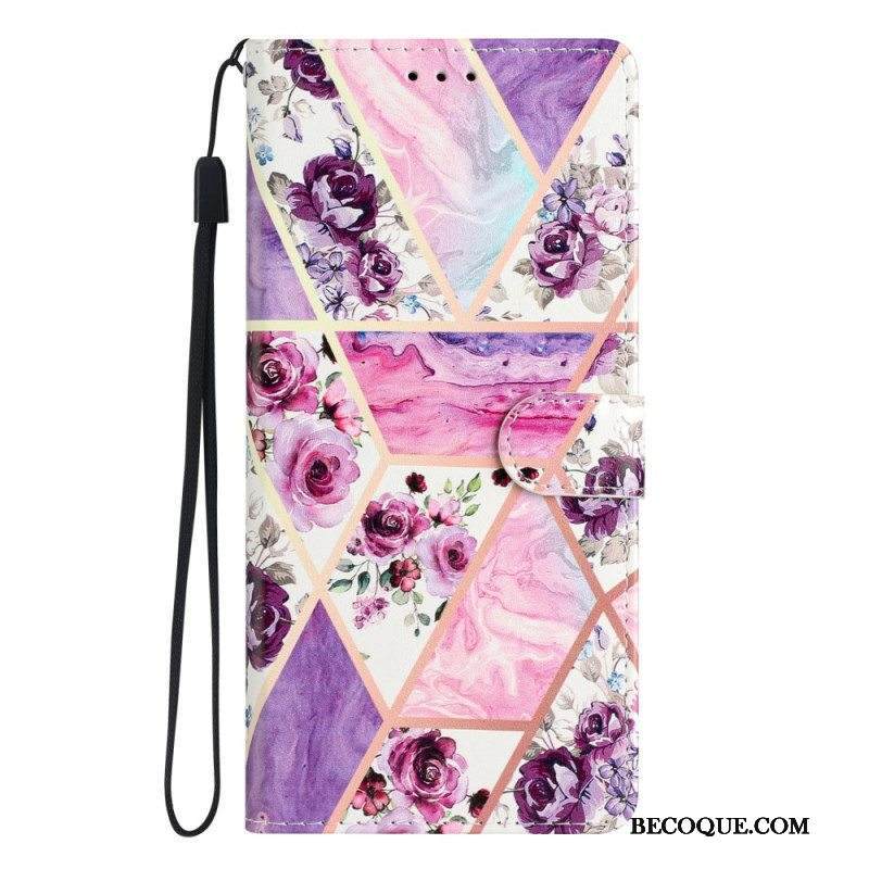 Kotelot Xiaomi 12 Lite Suojaketju Kuori Strip Marble