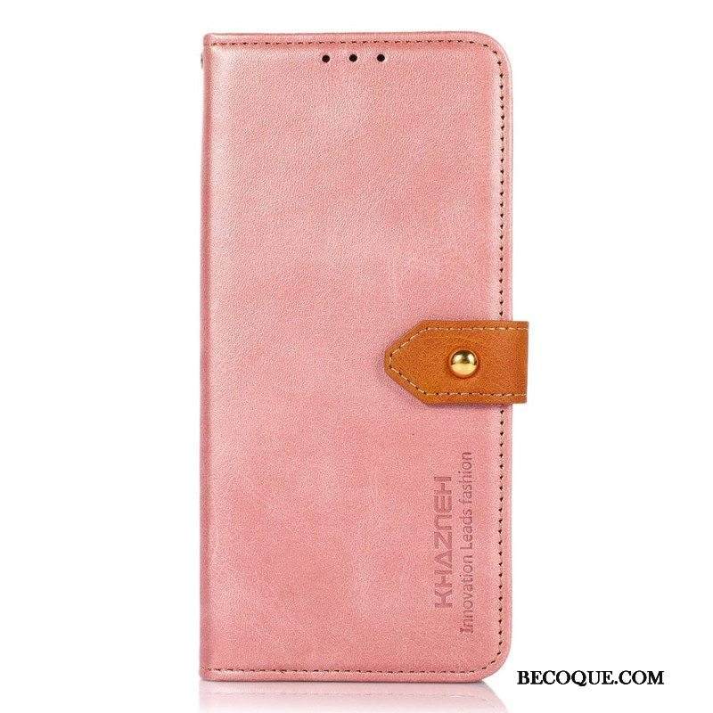 Kotelot Xiaomi 12T / 12T Pro Kaksivärinen Kultainen Lukko Khazneh