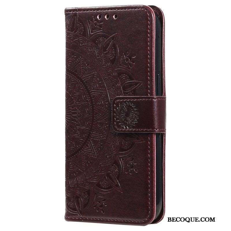 Kotelot Xiaomi 12T / 12T Pro Mandala-aurinko Kaulanauhalla