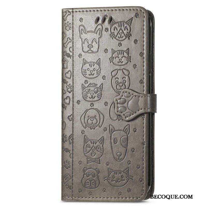 Kotelot Xiaomi 12T / 12T Pro Suojaketju Kuori Stringit Eläimet