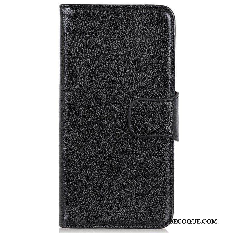 Kotelot Xiaomi 13 Halkaistu Nappan Nahka