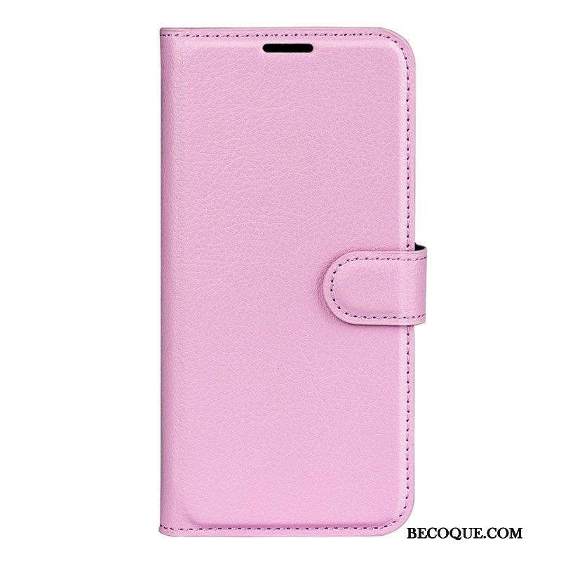 Kotelot Xiaomi 13 Klassinen Litsi Tekonahka