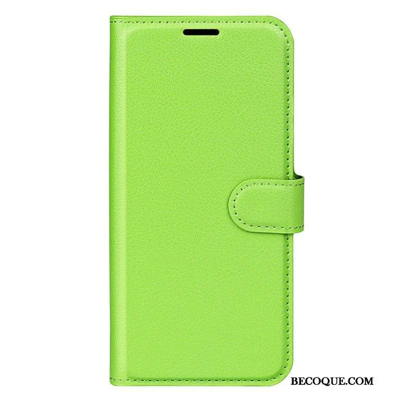 Kotelot Xiaomi 13 Klassinen Litsi Tekonahka