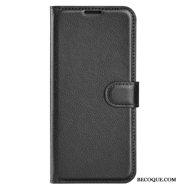 Kotelot Xiaomi 15 Pro Klassinen Litsi-keinonahkanauha