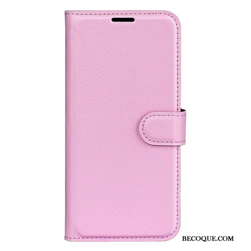 Kotelot Xiaomi 15 Pro Klassinen Litsi-keinonahkanauha