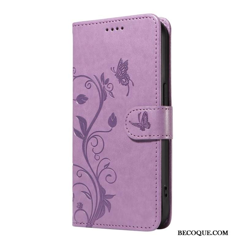 Kotelot Xiaomi 15 Pro Kukka- Ja Perhoskuvio