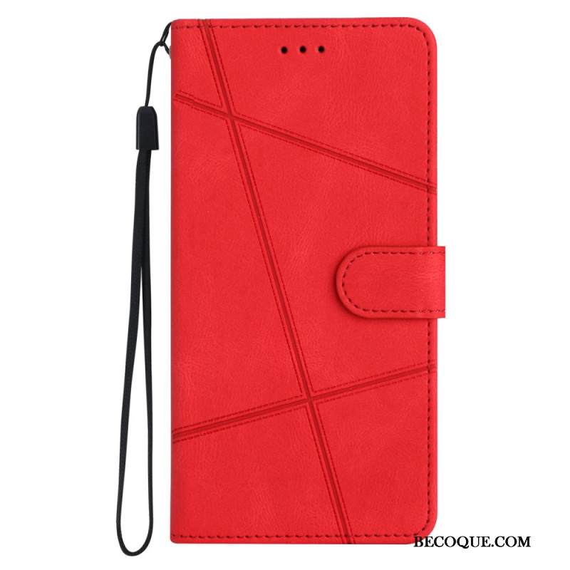 Kotelot Xiaomi 15 Pro Viivoja Ja Raitoja Hihnalla Suojakuori