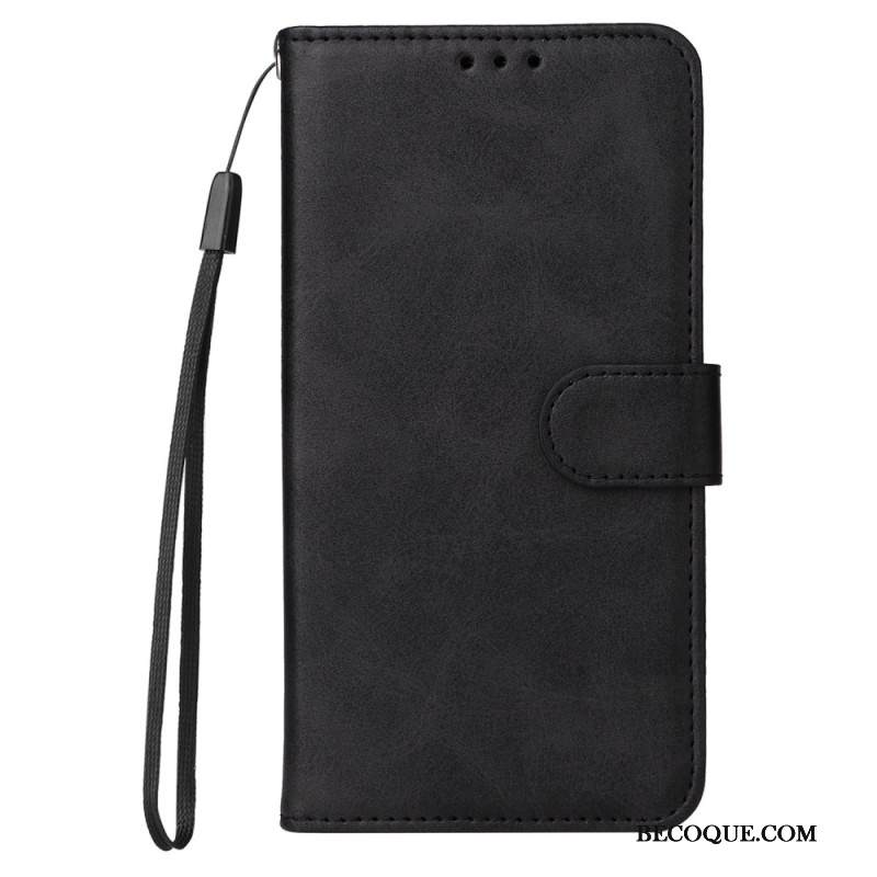 Kotelot Xiaomi 15 Puhelinkuoret Yksivärinen Nahkakuvioinen Hihna