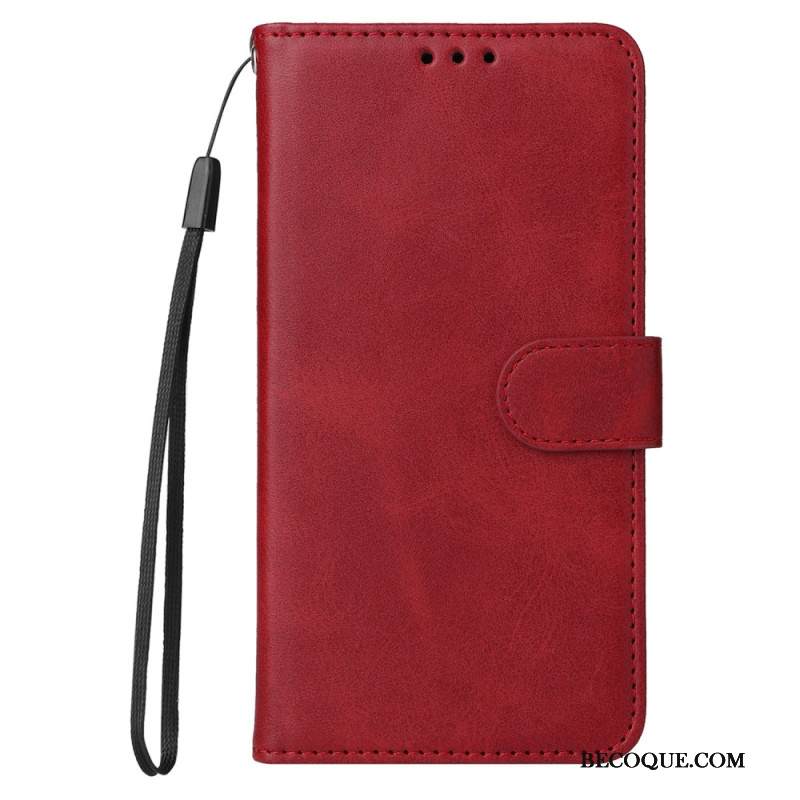 Kotelot Xiaomi 15 Puhelinkuoret Yksivärinen Nahkakuvioinen Hihna