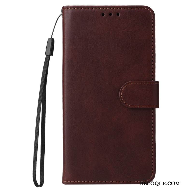 Kotelot Xiaomi 15 Puhelinkuoret Yksivärinen Nahkakuvioinen Hihna